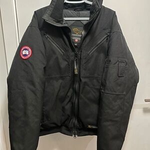 mens canada goose sqadron bomber utility down jacket